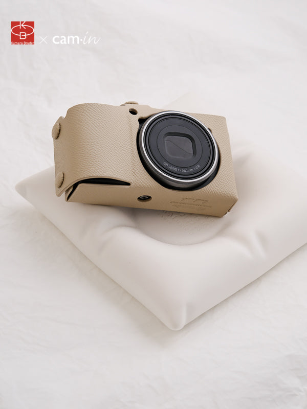Genuine Epsom Leather Protector Case for Ricoh GR III – Handmade