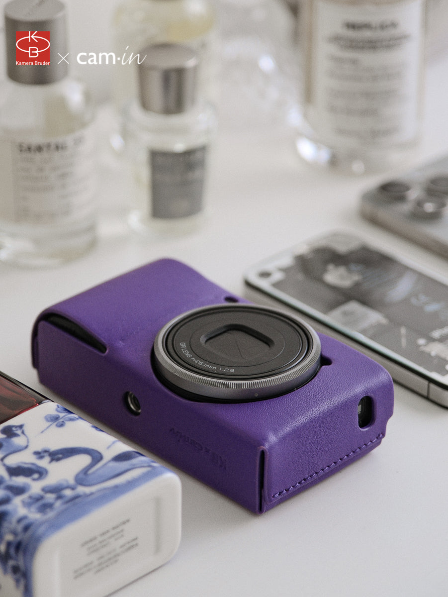 Genuine Epsom Leather Protector Case for Ricoh GR III – Handmade