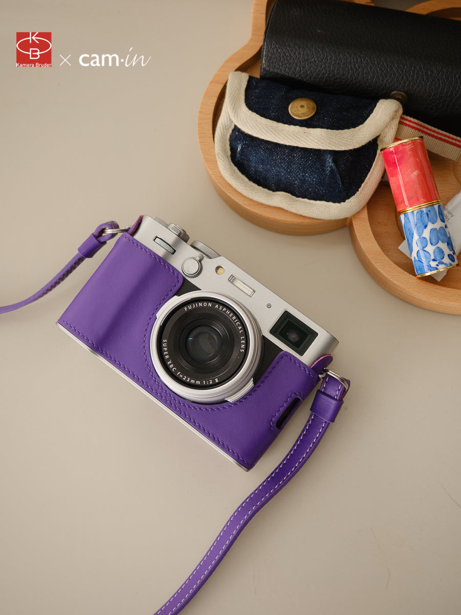 Fujifilm X100VI leather case & strap