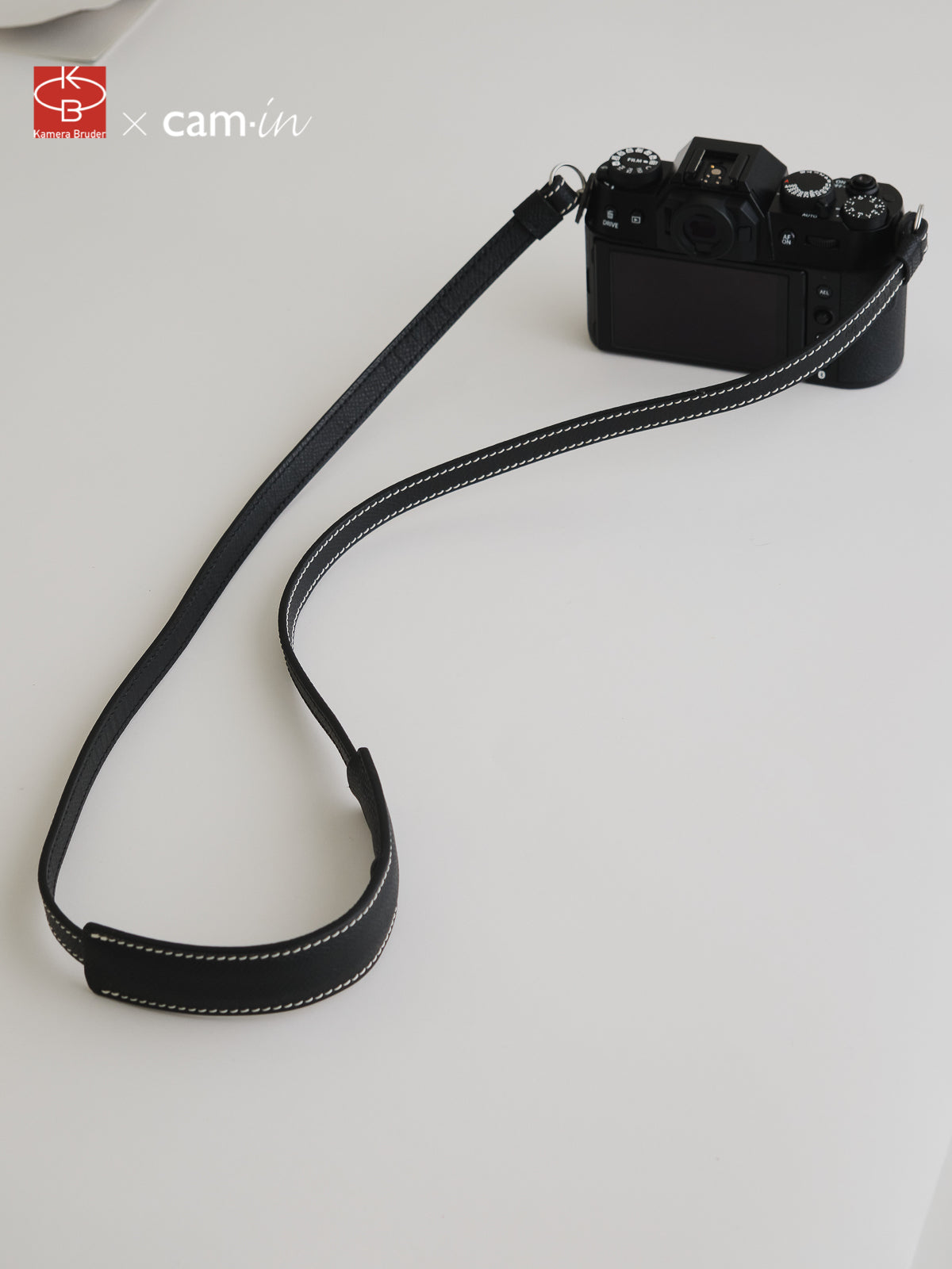Handcrafted Epsom Leather Camera Strap