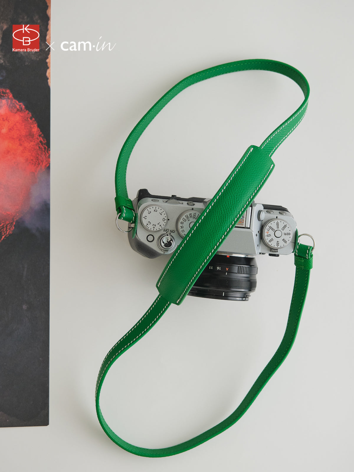 Handcrafted Epsom Leather Camera Strap