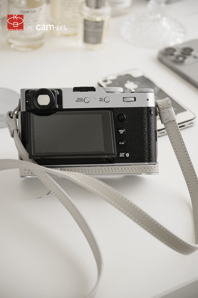 Handcrafted Epsom Leather Camera Strap