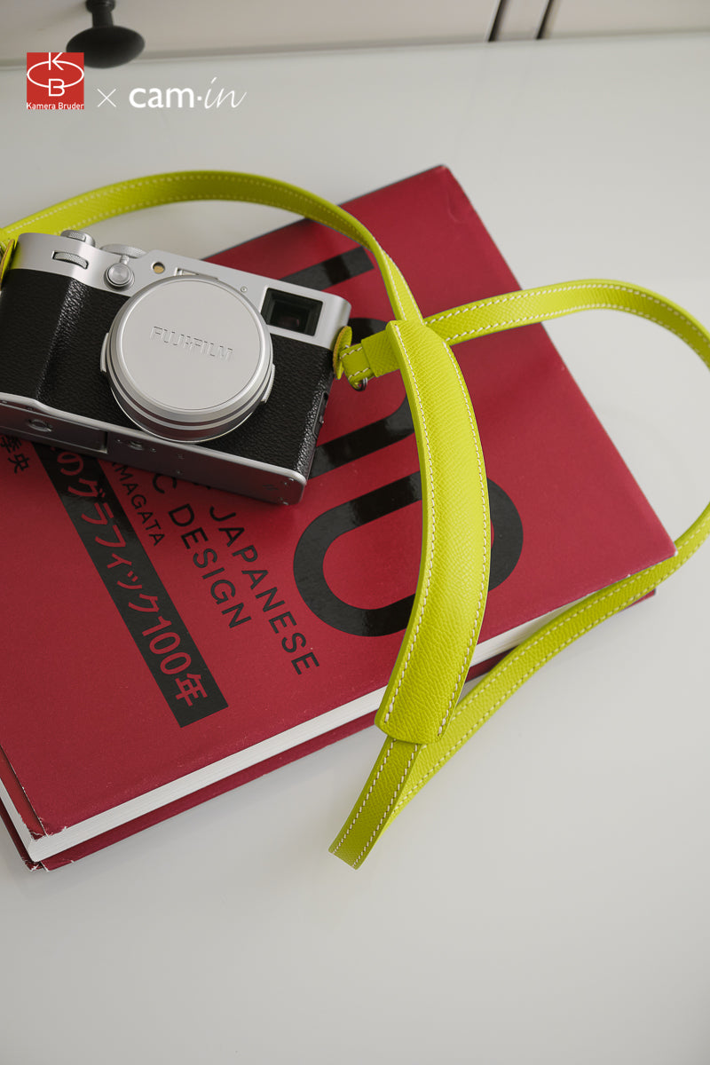Handcrafted Epsom Leather Camera Strap